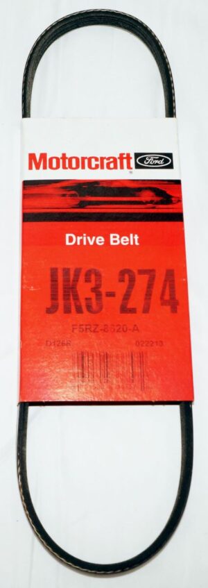 Genuine OEM Motorcraft JK3-274 Serpentine Belt Ford F5RZ8620A