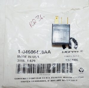 Genuine OEM Mopar Horn Relay 04606418AA