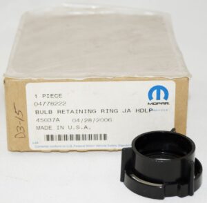 Genuine OEM Mopar Headlamp Bulb Retaining Ring 04778222 Stratus Sebring