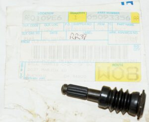 Genuine OEM Mopar 05093356AA Front Brake Caliper Guide Pin Upper Black