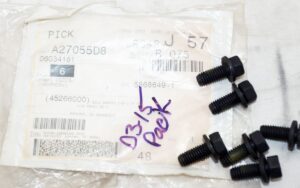 Mopar OEM Hex Flange Head Bolt Screw w/ Threadlocker Pack of 6 06034161