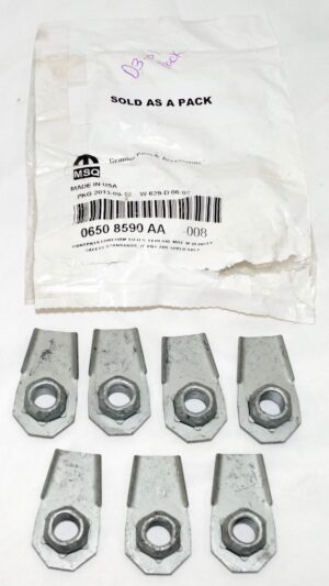 7 Pack Genuine OEM Mopar Hex Flange Locking Nut 06508590AA