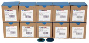 10 Boxes Norton 09189 Rapid Prep 2” Non-Woven QC Aluminum Oxide Very Fine Grit