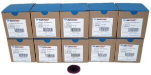 10 Boxes Norton 2” Rapid Prep Non-Woven QC Aluminum Oxide Medium Grit - 09190