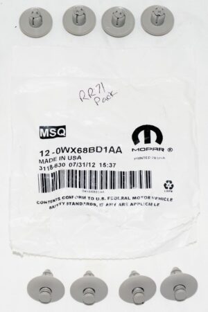 8 Pack Genuine OEM Mopar Door Interior Trim Panel Retainer 0WX68BD1AA