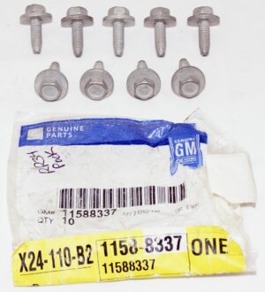 9 Pack Genuine OEM GM Grip Handle Bolt 11588337