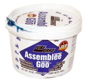 Lubegard 19260 Assemblee Goo Blue Light Tack 16oz Tub Transmission Assembly Lube