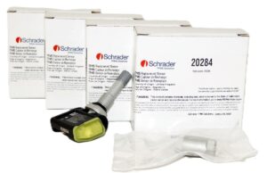 4 Pack of Schrader 20284 Clamp-in TPMS Sensors for Chrysler/Fiat (433MHz)