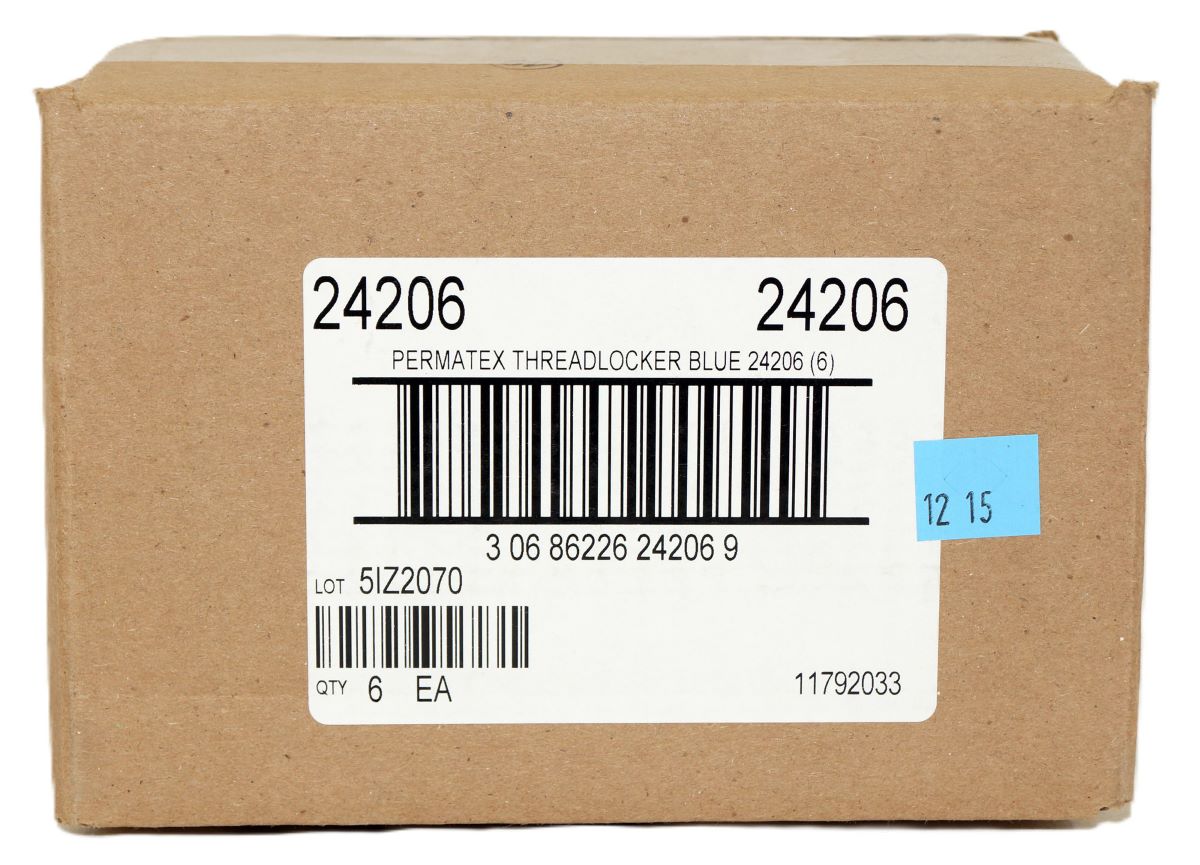 6 Pack of Permatex 24206 Medium Strength Threadlocker Blue 2.5ml - Image 4