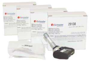 4 Pack Schrader TPMS Sensors 29138 - (Clamp-In VDA HUF FSK Trigger 315MHz)