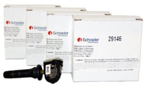 4 Pack Schrader 29146 Snap-in Faraday 433MHz TPMS Sensors