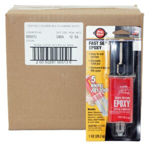 12 Pack of Pro-Seal 50513 Fast Set Epoxy 5 Minute Set - 1oz