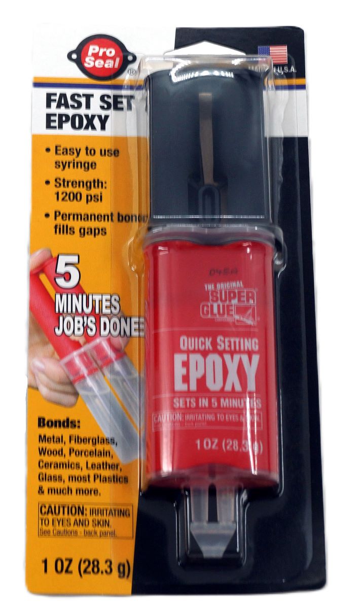 12 Pack of Pro-Seal 50513 Fast Set Epoxy 5 Minute Set - 1oz - Image 2