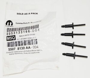 4 Pack Genuine OEM Mopar Headlamp Pivot Stud 55078130AA