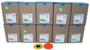 10 Pack 3” Blaze Cloth Quick-Change Disc TR (Type III) 50 Grit R980P - 25 Discs
