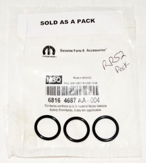 3 Pack Genuine OEM Mopar O-Ring 68164687AA