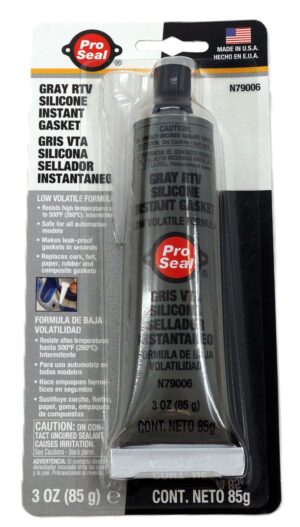 Pro-Seal 79006 Gray RTV Silicone Instant Gasket 3oz