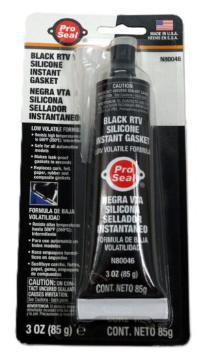 Pro-Seal 80046 Black RTV Silicone Instant Gasket 3oz