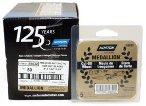 3” x 1/32” Norton DiaLast Type 41 Cut-Off Wheel CA 50 Grit T 89032 - 50 Wheels