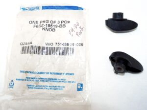 2 Pack Genuine OEM Ford Center Console Multi Purpose Knob F6DZ18519BB