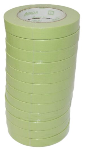 12 Pack IPG GM1855 GM Industrial Grade Paper Masking Tape 18mm x 54.8m - Green