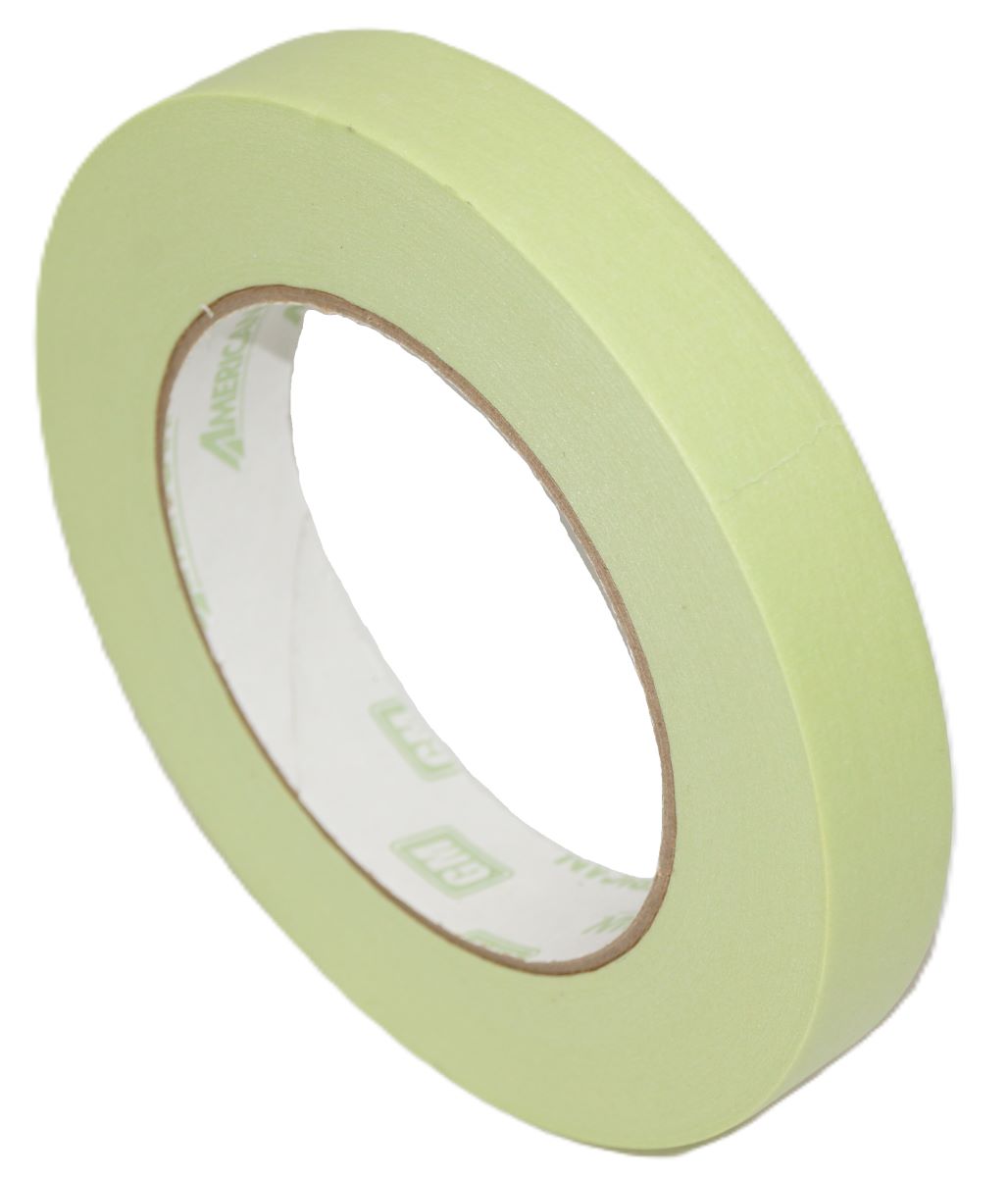 12 Pack IPG GM1855 GM Industrial Grade Paper Masking Tape 18mm x 54.8m - Green - Image 2