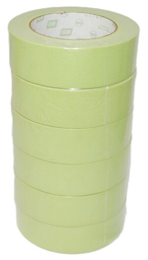 6 Pack IPG GM3655 GM Industrial Grade Paper Masking Tape 36mm x 54.8m - Green