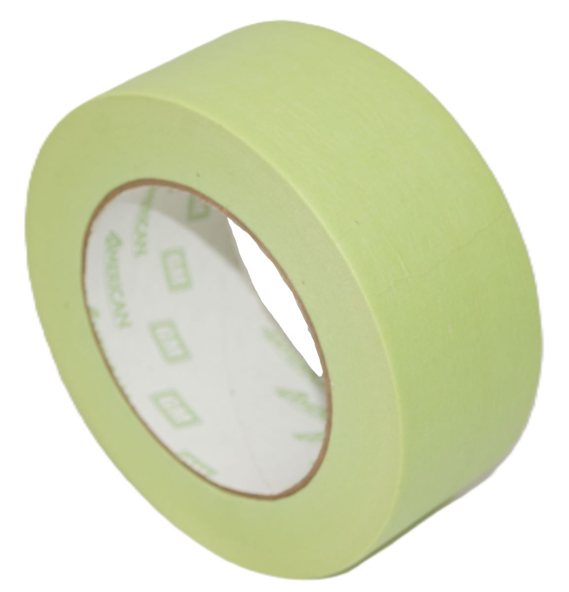 6 Pack IPG GM4855 GM Industrial Grade Paper Masking Tape 48mm x 54.8m - Green - Image 2