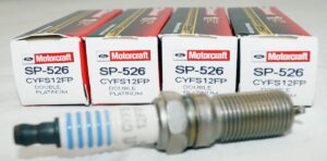 4 Pack Genuine OEM Motorcraft SP526 Spark Plugs Ford CYFS12FP