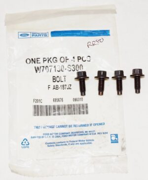 4 Pack Genuine OEM Ford Exhaust Manifold Heat Shield Bolt W707130S300