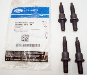4 Pack OEM Ford W716667S900 Exhaust Catalytic Converter Stud M10