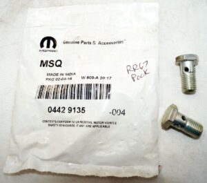 2 Pack Genuine OEM Mopar 04429135 Banjo Bolt