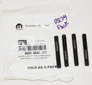 4 Pack Genuine OEM Mopar Manifold Heat Shield Stud 06034643