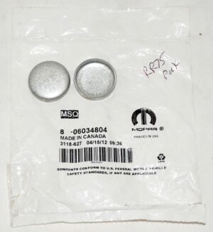 2 Pack Genuine OEM Mopar Engine Expansion Plug 06034804