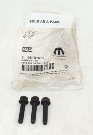 3 Pack Genuine OEM Mopar 06101614 Hex Head Screw and Washer
