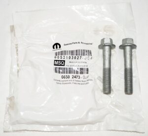 2 Pack Genuine OEM Mopar 06502473 Hex Flange Head Bolt