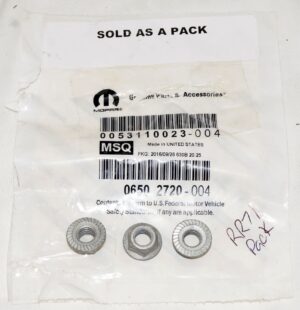 3 Pack Genuine OEM Mopar Hex Flange Lock Nut 06502720