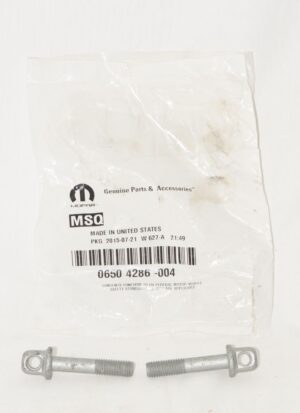 2 Pack Genuine OEM Mopar 06504286 M8x1.25 Tapped Head Screw
