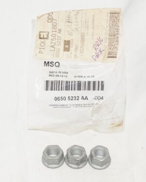 3 Pack Genuine OEM Mopar Hex Flange Locking Nut 06505232AA