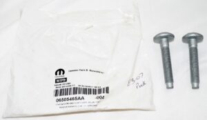 2 Pack Genuine OEM Mopar Truss Head Mounting Screw Bolt 06505465AA