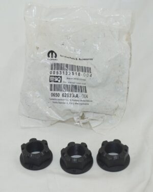 3 Pack Genuine OEM Mopar 06506263AA Hex Flange Lock Nut