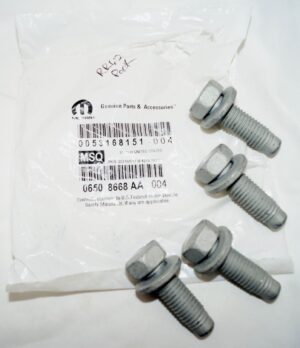 4 Pack Genuine OEM Mopar Hex Head Bolt 06508668AA