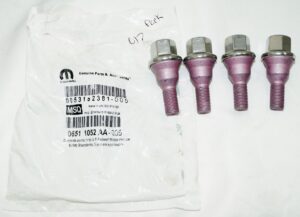 4 Pack Genuine OEM Mopar 06511052AA Wheel Lug Bolt