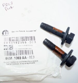 2 Pack Genuine OEM Mopar 06511069AA Hex Head Screw And Washer