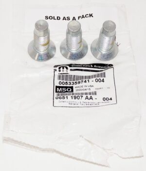3 Pack Genuine OEM Mopar Oval Head Screw 06511907AA