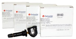 4 Pack Schrader 29183 Rubber Snap-In 433MHz TPMS Sensor for Mopar and VW