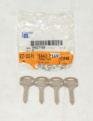 4 Pack Genuine OEM GM 16627169 Uncut Key Blank Strattec 322177