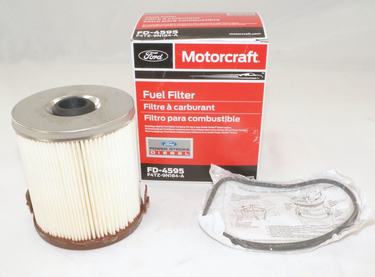 12 Pack Genuine OEM Motorcraft FD4595 Diesel Fuel Filter Ford F4TZ9N184A - Image 3