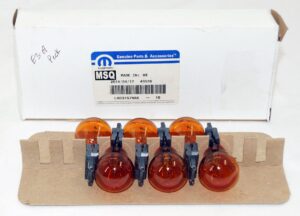 6 Pack Genuine OEM Mopar L003757NAK Turn Signal Light Bulb