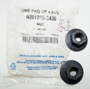 2 Pack Genuine OEM Ford N801995S436 Stabilizer Bar Link Lock Nut